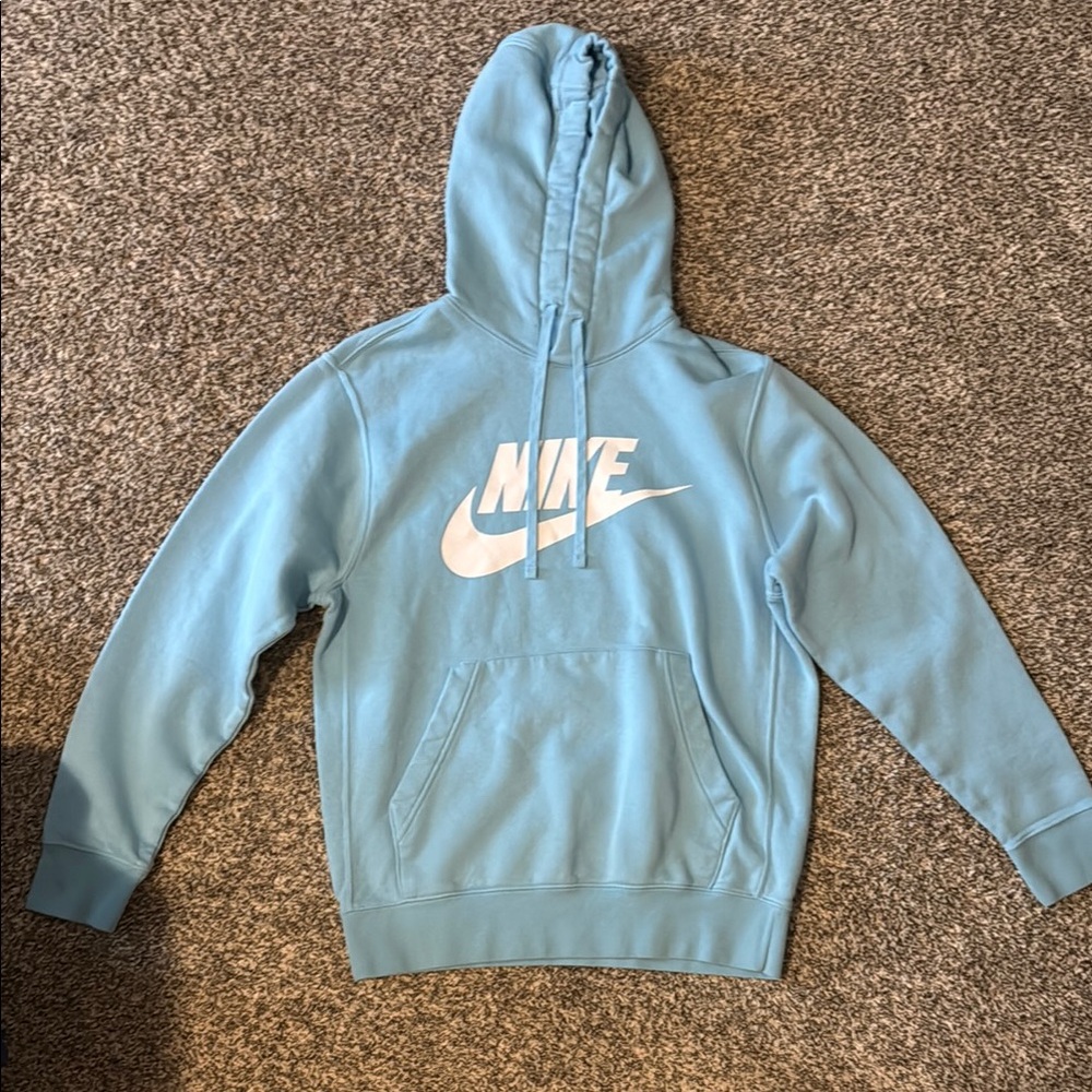 Nike Light Blue Pullover Hoodie